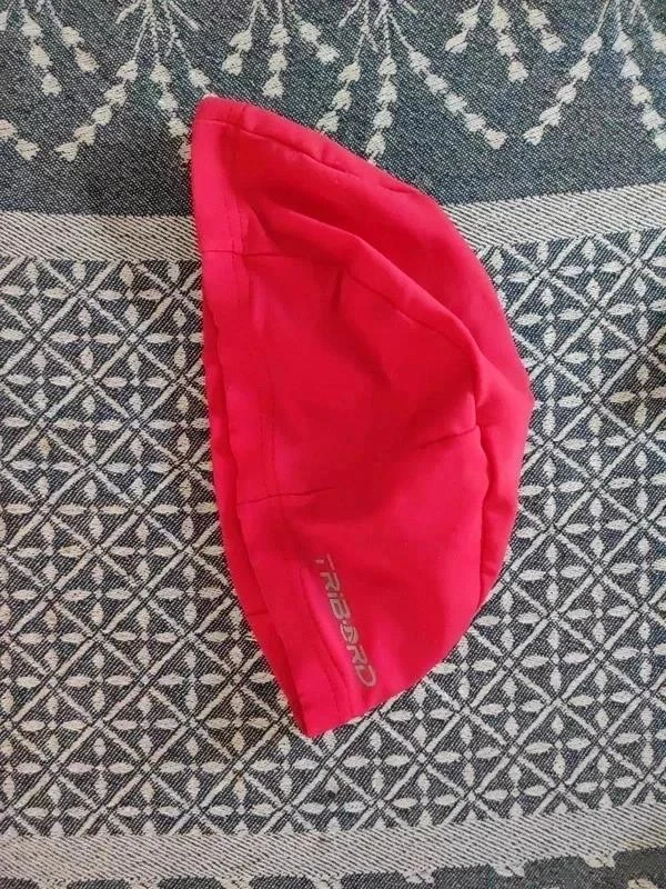 Bonnet de bain rose foncé neuf taille junior